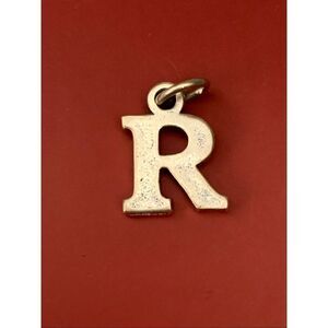 .925 Letter R Sterling Silver Jewelry Charm #alphabet #name #teacher
